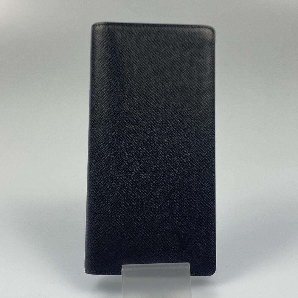 Louis Vuitton Brazza Portefeuille Wallet Long Bi fold Black